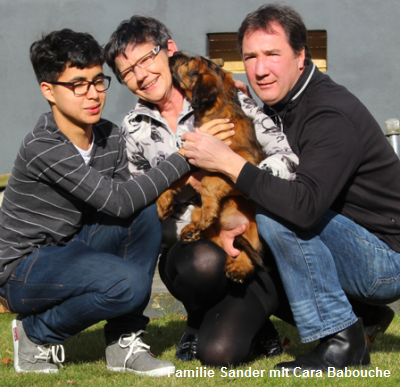 Familie Sander mit Cara Babouche